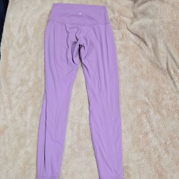 LULULEMON ALIGN HIGH-RISE LEGGINGS, SIZE 6 WISTERIA PURPLE - Picture 5 of 8